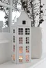 Laterne MAISON weiß shabby chic Metallhaus zum Beleuchten Produktbild-Vorschau 4