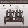 Ławka ogrodowa Sunny Garden z podłokietnikiem z litego Podgląd zdjęcia produktu 6