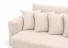 Kaiser Möbel Schlafsofa, Cordstoff Poso, Beige, PIANO Produktbild-Vorschau 5