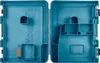 An open teal plastic tool case with molded compartments. Náhľad obrázku produktu