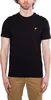 A man wearing a black t-shirt and tan cargo pants. Produktbild-Vorschau