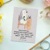 Mr. & Mrs. Panda Postkarte Sekretärin Heldin - Grau Pastell Produktbild-Vorschau 2