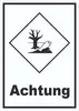 Schild Kenn­zeichen Umwelt­gefähr­dend Achtung Fisch Wasser Produktbild-Vorschau 1