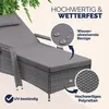 CASARIA® Sonnenliege mit Rollen Extra Breit 90cm 7cm Produktbild-Vorschau 5