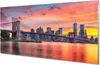 Glasbilder 120x60 Wandkunst Brücke Sonnenaufgang Produktbild-Vorschau 1