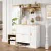 Flieks 4-teiliges Garderoben-Set mit Schuhschrank, Produktbild-Vorschau 4