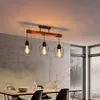 ZMH Plafondlamp met 3 lampen, houten plafondlamp, Productafbeelding-voorbeeld 2