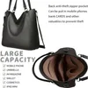Damen Vegane Shopper Tasche Hobo Bag Umhänge Tasche  30672 Produktbild-Vorschau 7