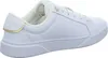 A white Tommy Hilfiger sneaker is shown from the side. Náhled obrázku produktu