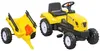 HOMCOM Trettraktor mit Anhänger Tretauto Traktor ab 3 Jahre Produktbild-Vorschau 1