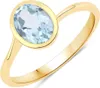 Rafaela Donata Ring Sterling Silber Blautopas 70110190 54 Produktbild-Vorschau 1