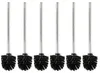 3/6er Set Toilettenbürste WC Bürste Edelstahloptik Stiel Voir les images du produit