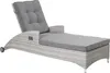 LC Garden »Parma« Sonnenliege Gartenliege Relax weiß-grau Produktbild-Vorschau 1