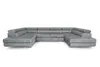 Ecksofa mit Schlaffunktion und Bettkasten PASTI U-Form, Produktbild-Vorschau 6