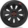VERSACO | Puklice Aviator carbon RR Čierna 15" 4ks Náhľad obrázku produktu 3