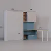 MAJA 6 Schrankbett, Klappbett mit Schreibtisch für Produktbild-Vorschau 4