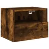 TV-Wandschrank Räuchereiche 40x30x30 cm Holzwerkstoff Produktbild-Vorschau 2