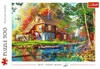 PUZZLE CREFL 500 pezzi Casetta in riva al fiume 37484 Anteprima dell’immagine prodotto 3
