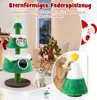 COSTWAY Arbre à chat pour Noël, adorable arbre de Noël pour Voir les images du produit 8