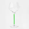 6 Verres "Grand Sommelier d'Alsace" avec jambe verte Voir les images du produit 2