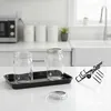 Relaxdays Sprossenglas 2er Set, Ständer & Abtropfschale, Produktbild-Vorschau 6