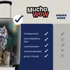 MuchoWow® Koffer Handgepäck Trolley Rollkoffer Kleine Produktbild-Vorschau 6