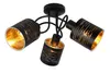 Globo Lighting stropní svítidlo kovové černé, 3x E14 Náhled obrázku produktu 1