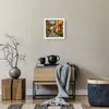 Poster - Poster ohne Rahmen - Path Blumen Haus Hof - 30x30 Produktbild-Vorschau 6