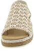 Rieker Damen Keil-Sandaletten Beige Voir les images du produit 46