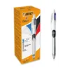 BIC 4Colours, Klip, Zasúvacie pero so sponou, Čierna, Náhľad obrázku produktu 11