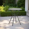 Table de bistrot ronde 70x60cm table de jardin terrasse Voir les images du produit 6