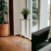 DanDiBo Blumenhocker Metall Gold Rund 60 cm Blumenständer Produktbild-Vorschau 7