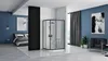 Cabine Doccia Rea Look Black 80X100 + Piatto Doccia Right Anteprima dell’immagine prodotto 2