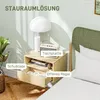 HOMCOM, sada 2 kusů, závěsný noční stolek se zásuvkou a Náhled obrázku produktu 5