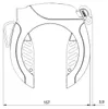 Lucchetto da telaio ABUS PRO TECTIC 4960 NR - Lucchetto da Anteprima dell’immagine prodotto 3
