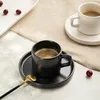 HOMLA FAMELIO šálka s podšálkou čierna 0,2 l Náhľad obrázku produktu 6