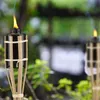 Relaxdays Gartenfackeln, 10er Set, Bambus, Ölfackeln für Produktbild-Vorschau 2