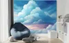 Vlies fototapete Blaue Wolken 150x105 cm Feeby Blau inkl. Produktbild-Vorschau 2