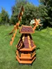 Gartenwindmühle WM 80 rot Solar Produktbild-Vorschau 2