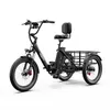 2025 20 Zoll*3.0 18Ah Elektro-Dreirad MIT Korb E-Bike Produktbild-Vorschau 2