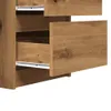 Schreibtisch Artisan-Eiche 140x50x77 cm Holzwerkstoff Produktbild-Vorschau 8