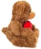 Teddy-Hermann Teddy mit Herz braun 20 cm Anteprima dell’immagine prodotto 2