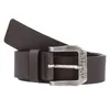 REPLAY Pelle cintura Belt W110 Black Brown marrone scuro Anteprima dell’immagine prodotto 3