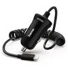 Caricabatterie da auto cavo a spirale Lightning 1A nero Anteprima dell’immagine prodotto 1