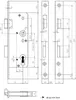 KFV Einsteckschloss, 20mm, 235mm, 45mm, Zimmertür, DIN Produktbild-Vorschau 2