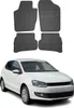 2009-2017 VW Polo Fußmatten Gummi Schwarz 4 tlg Produktbild-Vorschau 1