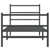 Postel s čelem a nohou kovová 90x200 cm Náhled obrázku produktu 4