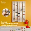 Creative Deco Drevený organizér Zberateľská polica na Náhľad obrázku produktu 2