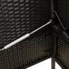 Gartenbank mit Kissen Schwarz Poly Rattan 365771 Produktbild-Vorschau 9