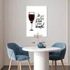 MuchoWow® Poster Wein Zitat "all you need is love and a Produktbild-Vorschau 5